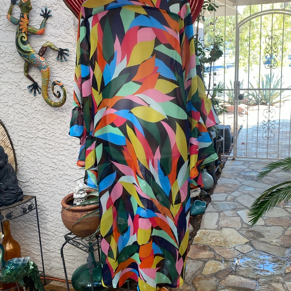 🔸🔸MULTI-COLOR SHEER COVER-UP🔸🔸 - Picture 3 of 5